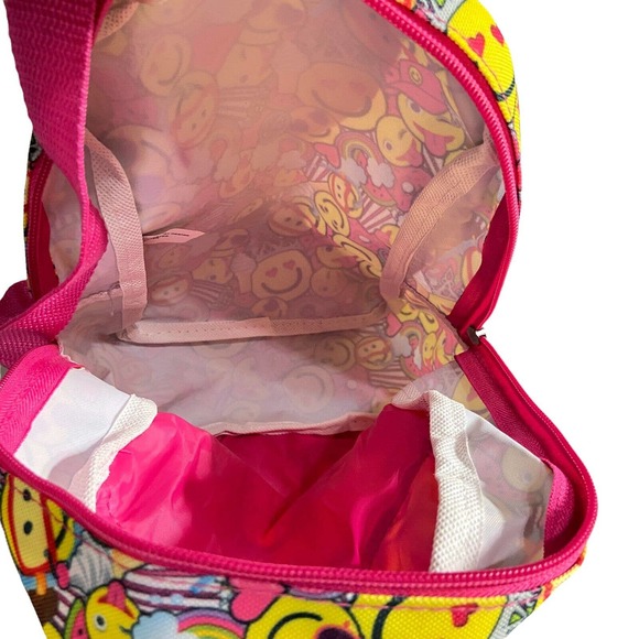 Small Emoji Sequin Back Pack - Preowned 10" x 10" x 3" - Picture 4 of 8